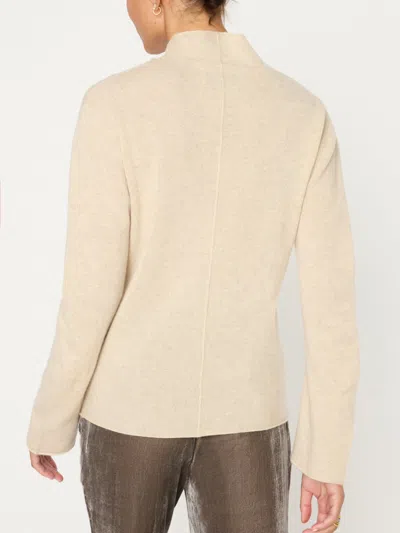 Brochu Walker The Rhone Relaxed Funnel Sweater In Bisque Mélange