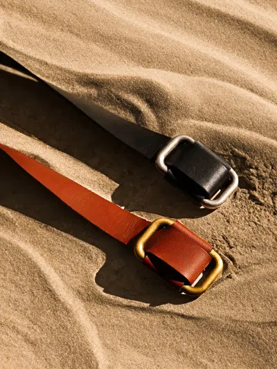 Brochu Walker The Saddle Belt In Cognac