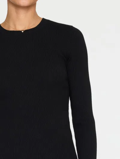 Brochu Walker The Tamsin Skinny Rib In Black Onyx