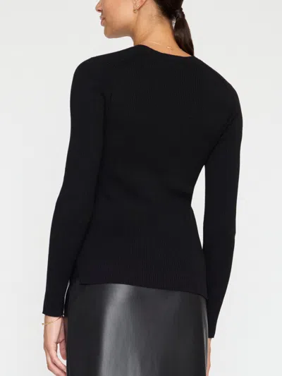 Brochu Walker The Tamsin Skinny Rib In Black Onyx