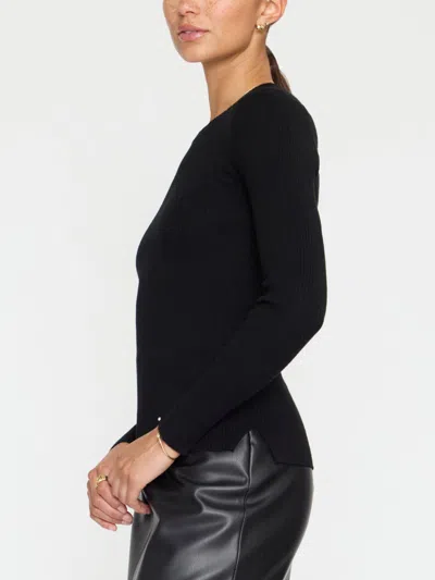 Brochu Walker The Tamsin Skinny Rib In Black Onyx