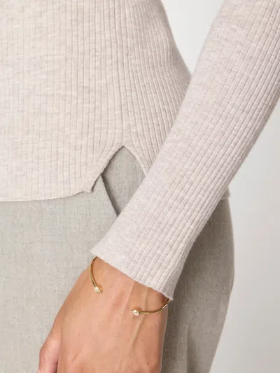 Brochu Walker The Tamsin Skinny Rib In Chia Mélange