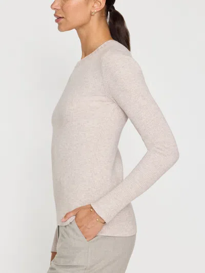 Brochu Walker The Tamsin Skinny Rib In Chia Mélange