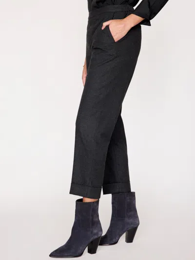Brochu Walker The Westport Brushed Pant In Dark Charcoal Mélange