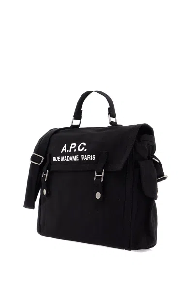 Apc A.p.c. Shoulder Bag With Logo In Black