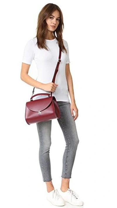 Shop Cambridge Satchel The Poppy Bag In Oxblood