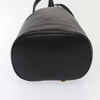 Pre-owned Gucci Bamboo Black Leather Shoulder Bag ()