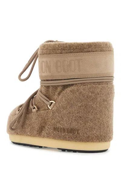 Moon Boot Icon Felt Low S In Beige