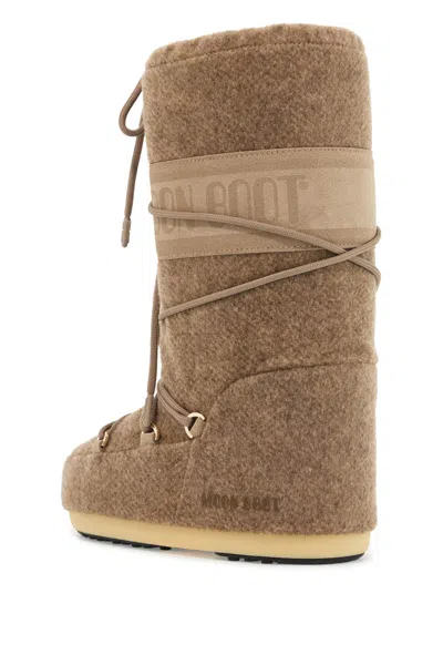 Moon Boot Icon Boots In Beige