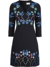 PETER PILOTTO EMBROIDERED V-NECK DRESS,DR70PF1611552276