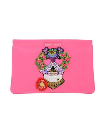 Shop Manish Arora Handbag In Fuchsia