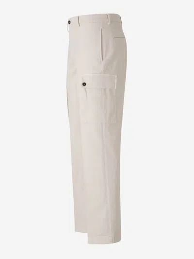 Berwich Pants In Two Side Cargo Pockets