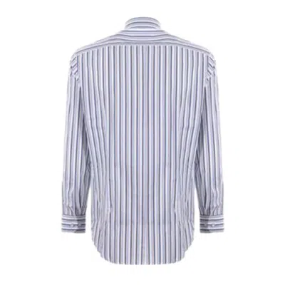 Etro Man Shirt White Size 17 ½ Cotton In S8453