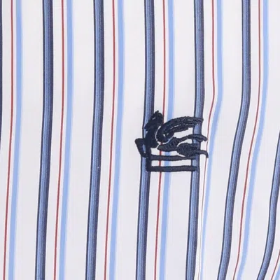 Etro Man Shirt White Size 17 ½ Cotton In S8453