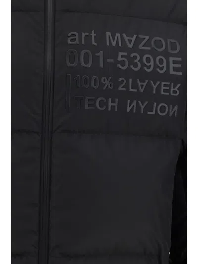 Moncler Logo-patch Padded Jacket In Black