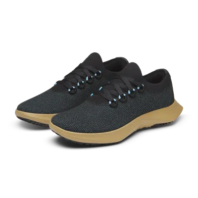Allbirds Men's Wool Dasher Mizzles In Natural Black/chasm Teal