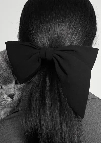 Sophie Buhai Asymmetrical Bow In Black
