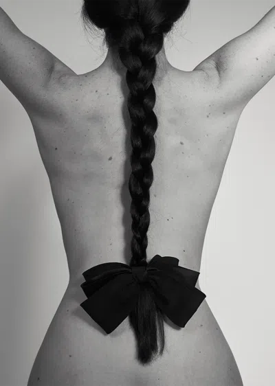 Sophie Buhai Classic Silk Bow In Navy
