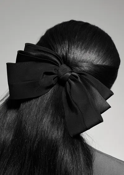 Sophie Buhai Classic Silk Bow In Navy