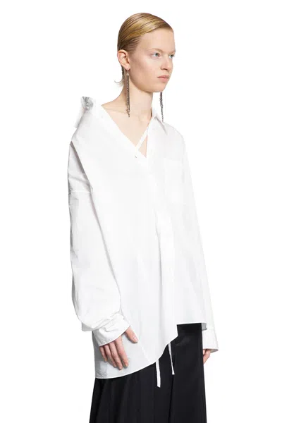 Ann Demeulemeester White Jula Shirt In White