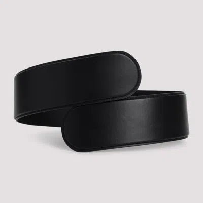 Alaïa Alaia Black Leather Flex Twist Belt Women