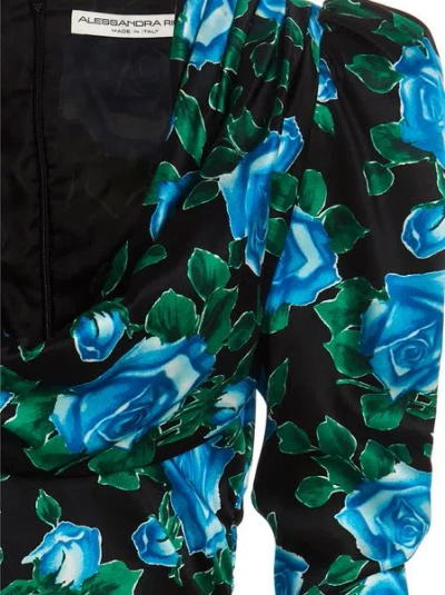 Alessandra Rich Silk Mini Dress