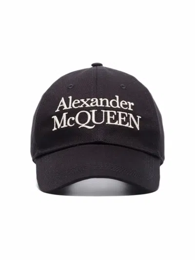 Alexander Mcqueen Embroidered Cotton-twill Baseball Cap
