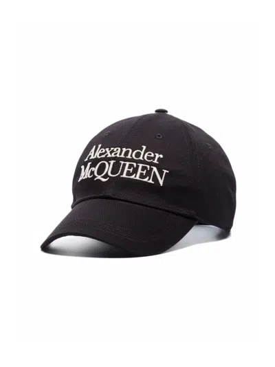 Alexander Mcqueen Embroidered Cotton-twill Baseball Cap