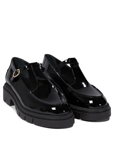 Amato Daniele Chic Patent Leather Loafers And Slippers For Women
