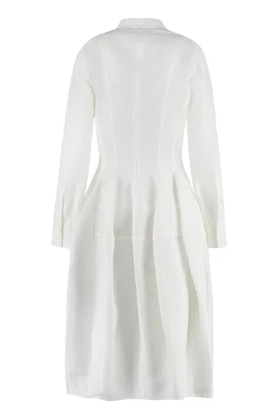 Bottega Veneta Linen And Viscose Blend Dress