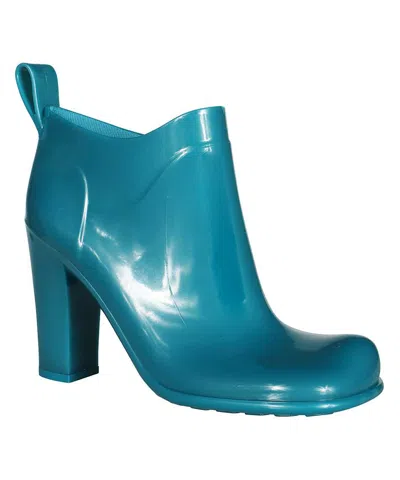 Shop Bottega Veneta Shine Rubber Ankle Boots