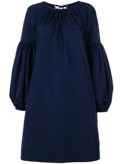 Calvin Klein 205w39nyc Royal Blue Raffia Dress