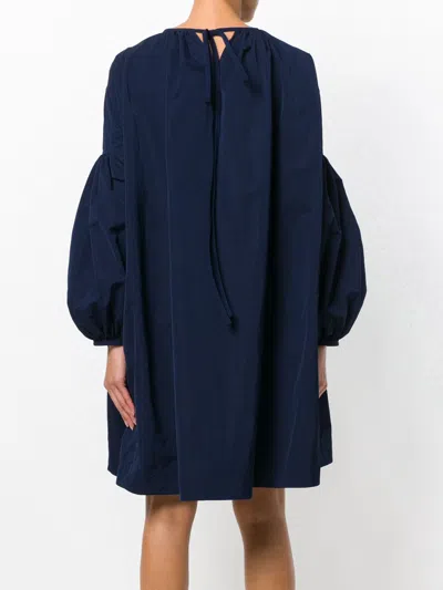 Calvin Klein 205w39nyc Royal Blue Raffia Dress