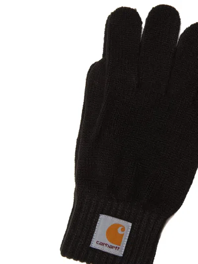 Carhartt Logo-patch Knitted Gloves