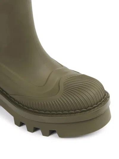 Chloé Elegant Grape Leaf Rain Boots With 5.5 Cm Heel