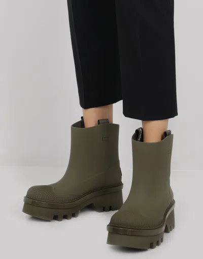 Chloé Elegant Grape Leaf Rain Boots With 5.5 Cm Heel