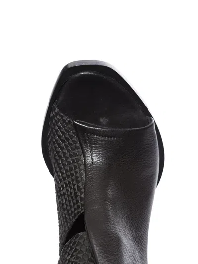 Cinzia Araia Open Leather Ankle Boot