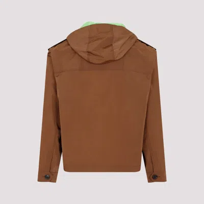 Dior Fw23 Nude & Neutrals Hooded Anorak For Men
