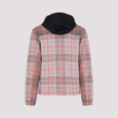 Dior Fall/winter 2023 Men's Pink And Purple Linen Blend Jacket