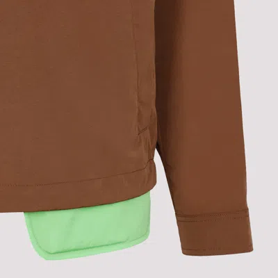Dior Fw23 Nude & Neutrals Hooded Anorak For Men