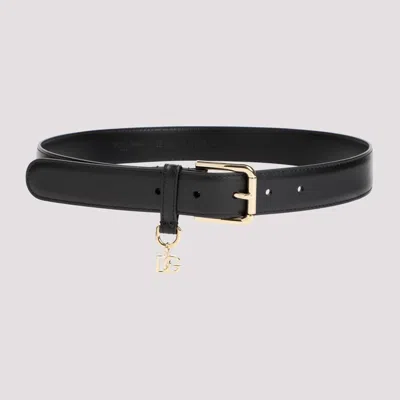 Dolce & Gabbana Timeless Black Leather Belt