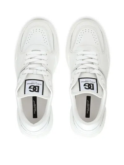 Dolce & Gabbana New Roma Perforated Leather Sneakers