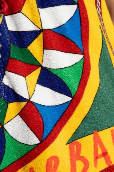 Dolce & Gabbana Carreto-print Bermuda Shorts