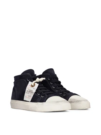 Dolce & Gabbana Re-edition Vintage Mid Top Sneakers In Black