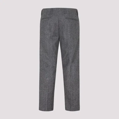 Dries Van Noten Wool Pinstriped Pants 4 Pockets
