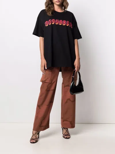 Dsquared2 Logo Print Crewneck T-shirt
