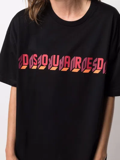 Dsquared2 Logo Print Crewneck T-shirt