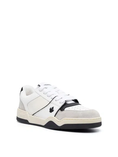 Dsquared2 Spiker Leaf Logo Sneakers In Multi