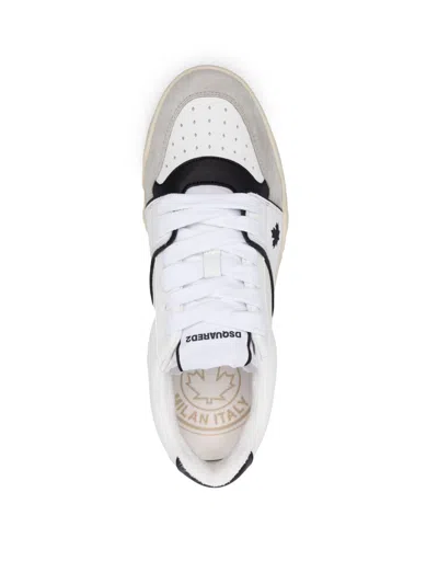 Dsquared2 Spiker Leaf Logo Sneakers In Multi