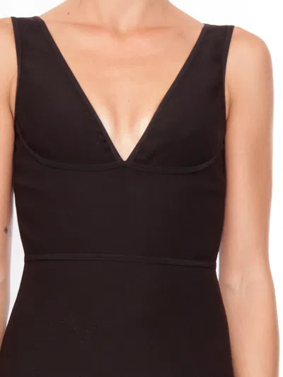 Dsquared2 Wool Mini Dress In Black